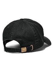 Timberland Cooper Hill 100% Cotton Canvas Black Baseball Hat - Image 2 of 2