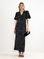 Phase Eight Black Elaina Maxi Dress - Image 1 of 8