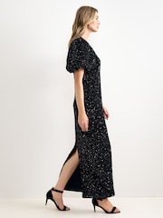 Phase Eight Black Elaina Maxi Dress - Image 7 of 8