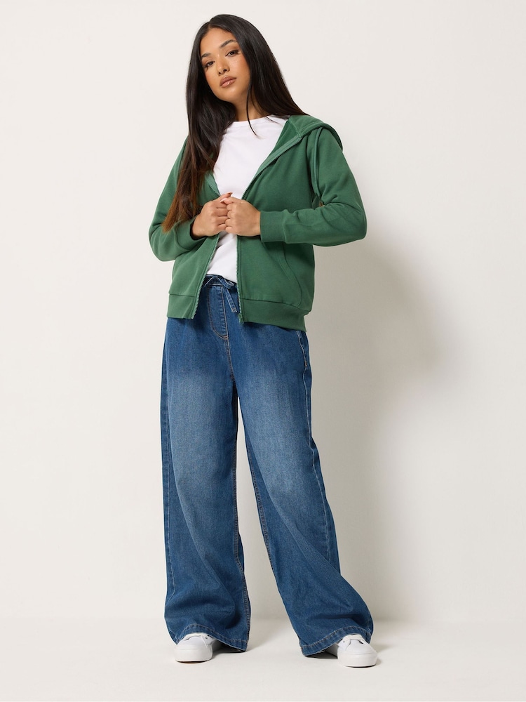 M&Co Petite Essential Zip Hoodie - Immagine 2 di 6