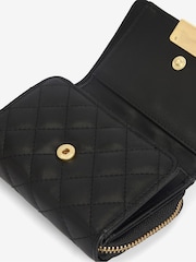 Barbour® International Aurora Black Quilted Tri-Fold Purse - Image 3 of 7