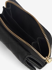 Barbour® International Aurora Black Quilted Tri-Fold Purse - Image 4 of 7