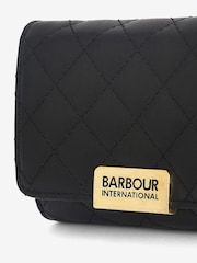 Barbour® International Aurora Black Quilted Tri-Fold Purse - Image 5 of 7