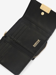 Barbour® International Aurora Black Quilted Tri-Fold Purse - Image 6 of 7