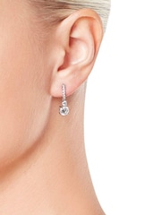 Beaverbrooks Sterling Silver Cubic Zirconia Drop Earrings - Image 5 of 5
