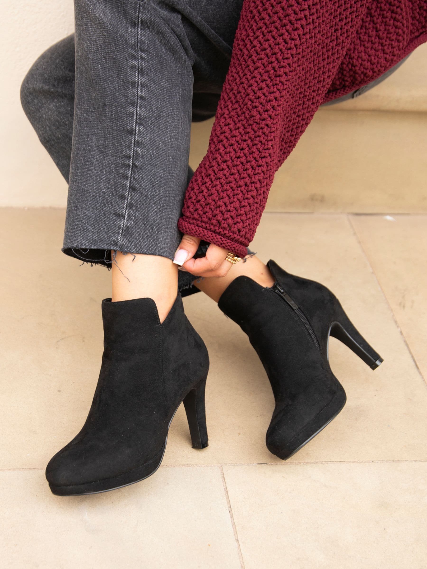 High heel ankle boots stiletto cheap