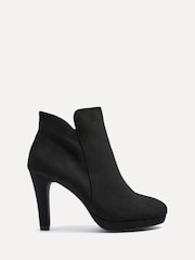 Linzi Black Layara Platform Ankle Boots With Stiletto Heels - Image 2 of 5