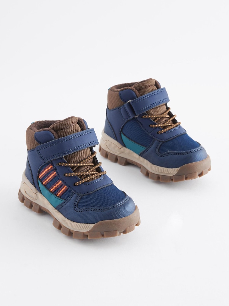 Navy Blue Water Resistant Thermal Thinsulate™ Lined Walking Boots - Image 1 of 5 Navy Blue Water Resistant Thermal Thinsulate™ Lined Walking Boots - Image 1 of 5