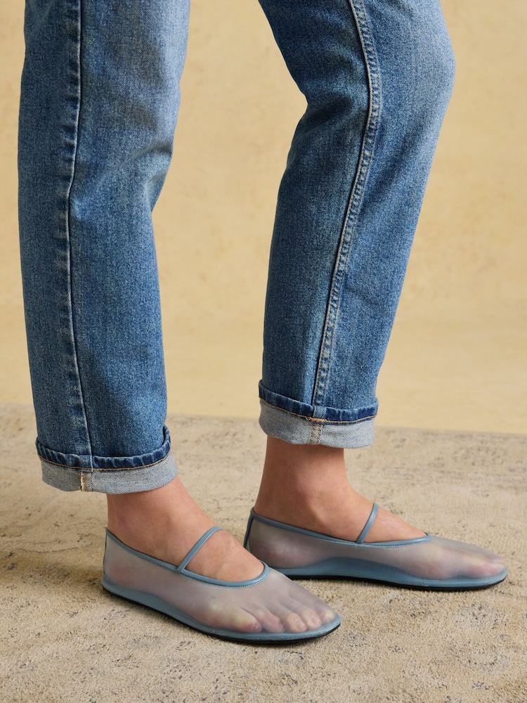 Joules Mid Blue Straight Fit Mid Rise Jeans - Image 5 of 7