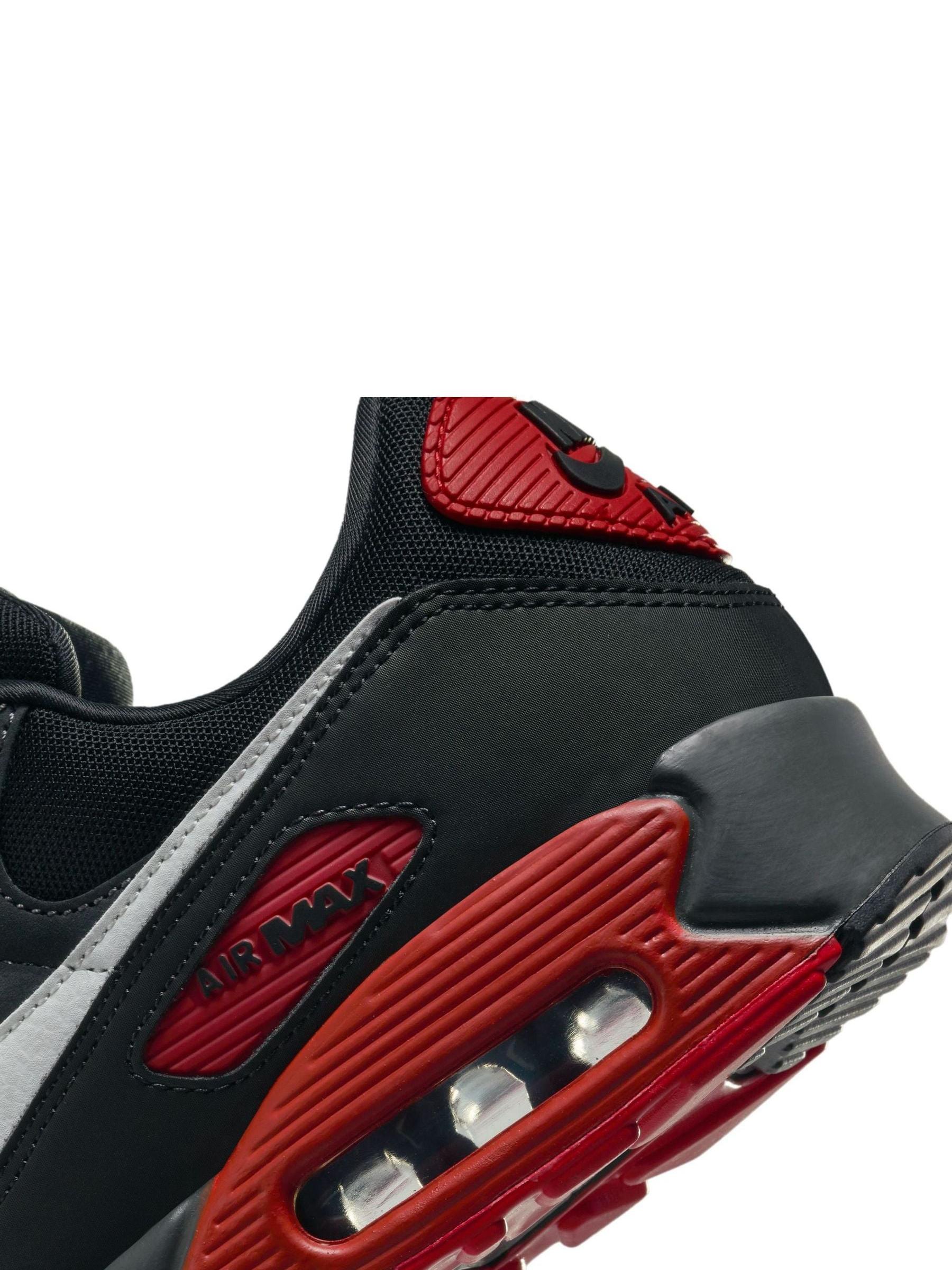 red nike air max 90 trainers