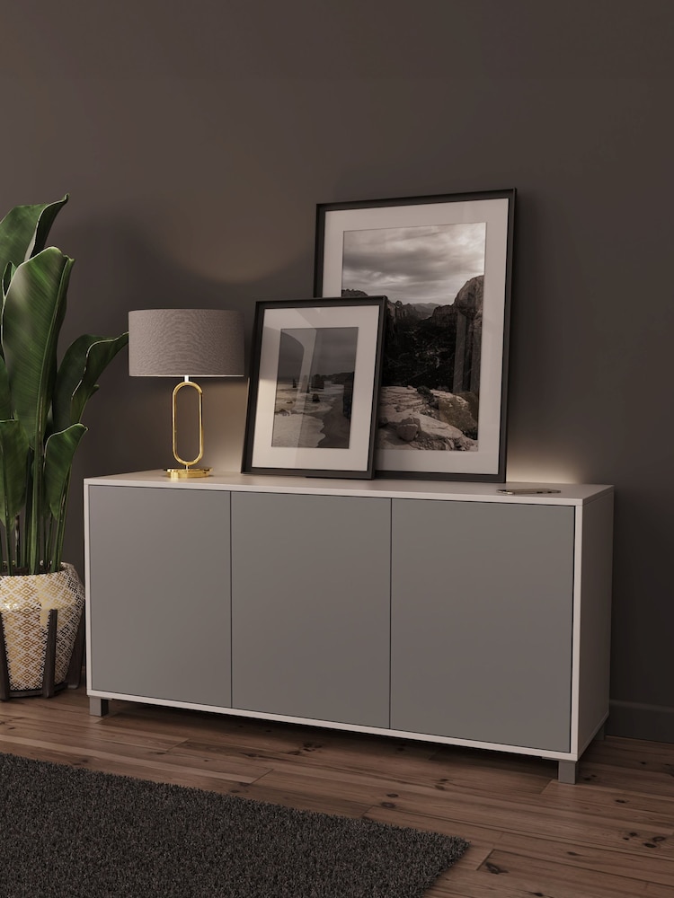 Frank Olsen Grey Smart LED Sideboard - Image 1 of 7