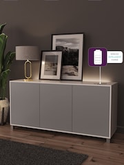 Frank Olsen Grey Smart LED Sideboard - Image 3 of 7