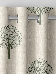 Emily Bond Fern Yew Tree Made to Measure 100% Cotton Curtains - Image 7 of 9