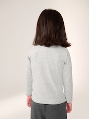 Grey Brushed Long Sleeve Roll Neck Top (3mths-7yrs) - Image 4 of 8