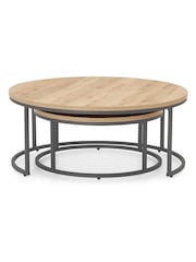 Light Bronx Nest of 2, Round Coffee Table - Image 2 of 7