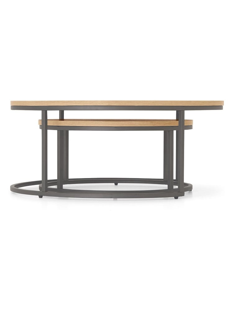 Light Bronx Nest of 2, Round Coffee Table - Image 7 of 7