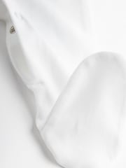 White 3 Pack 100% Cotton Baby Sleepsuits (0-18mths) - Image 11 of 12