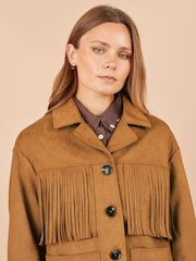 Yumi куртка з китицями зі штучної замші - Image 4 of 5