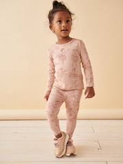 Pink Ballet Cotton Rich Long Sleeve Rib T-Shirt (3mths-7yrs) - Image 2 of 7