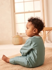 Green Occasion Baby Romper (0mths-2yrs) - Image 4 of 7