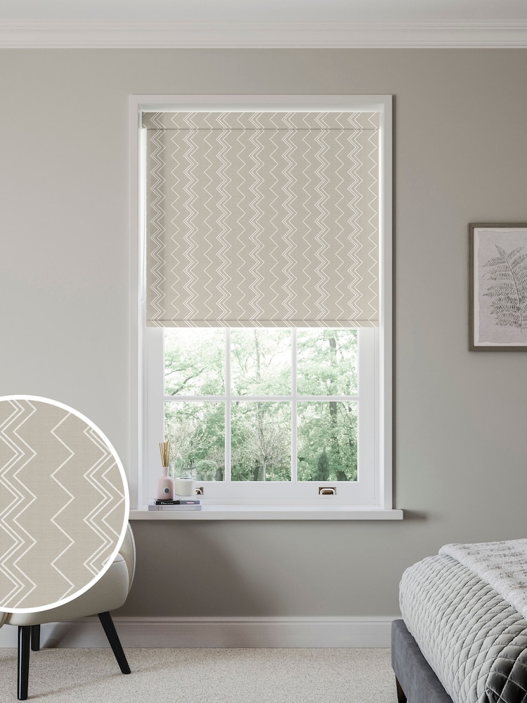 Natural Zally Made to Measure Roller Blind - Image 1 of 6
