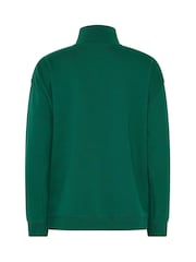 PixieGirl Petite Green St Etienne Quarter Zip Sweatshirt - Image 6 of 6