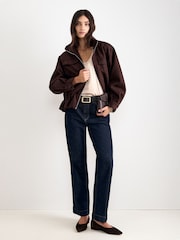 Phase Eight Brown Nina Suedette Jacket - Image 3 of 7