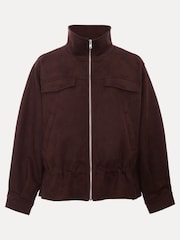 Phase Eight Brown Nina Suedette Jacket - Image 7 of 7