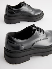 Noir à lacets - Chaussures d’école épaisses - Image 6 de 8