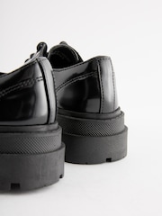 Noir à lacets - Chaussures d’école épaisses - Image 7 de 8