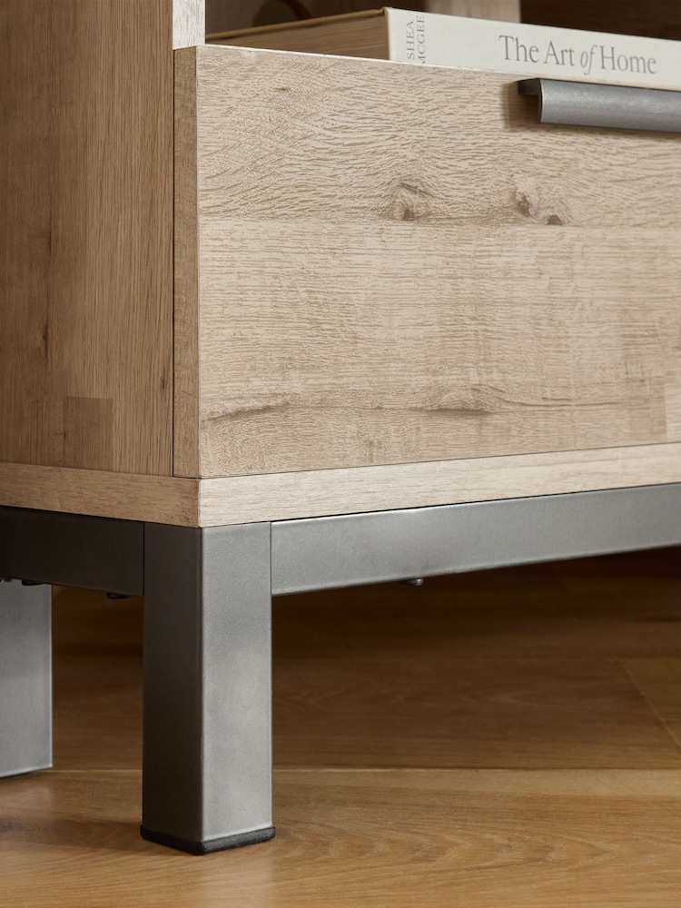 Light Bronx Up to 46 inch Corner Oak Effect TV Unit - Image 7 of 7