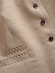 Mink Brown One Shoulder Waistcoat - Image 6 of 6