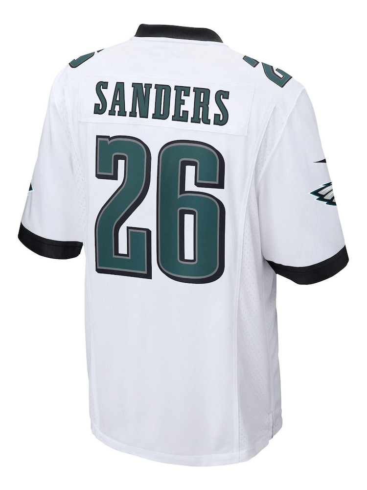 Nike White NFL Philadelphia Eagles Game Road Jersey - Miles Sanders - Image 3 of 3