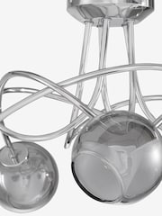 Smoke Grey Cooper 5 Light Multiarm Ceiling Light - Image 4 of 5