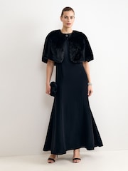 Phase Eight Black Claudia Maxi Dress - Image 7 of 7