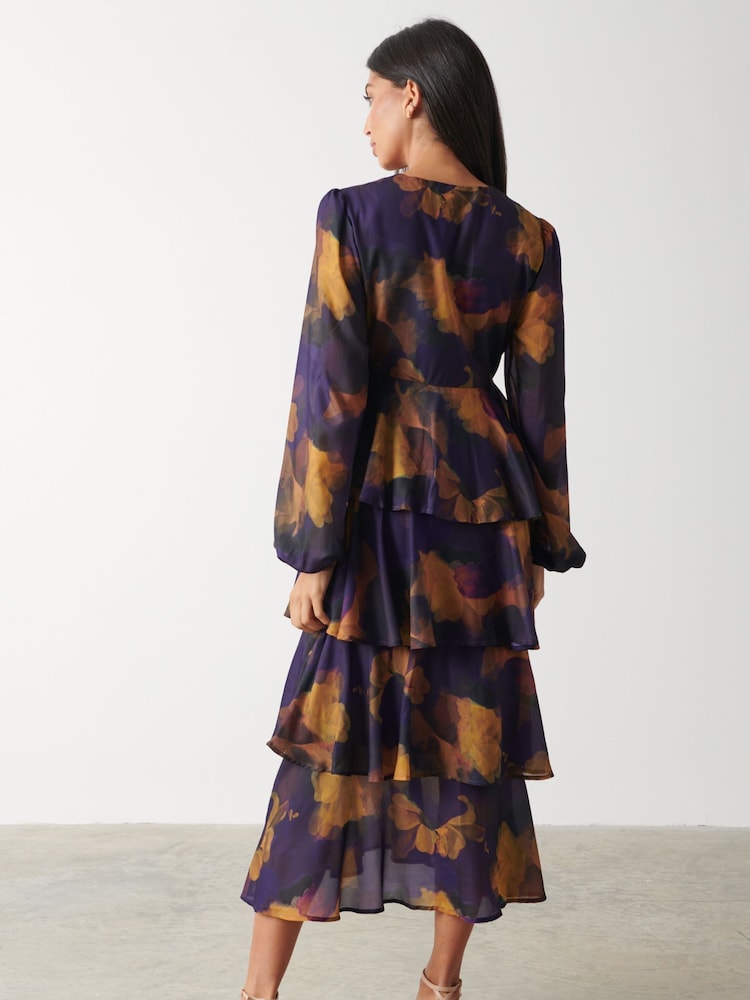 Pretty Lavish Black Exclusive Ashton Midi Dress - Image 2 of 4