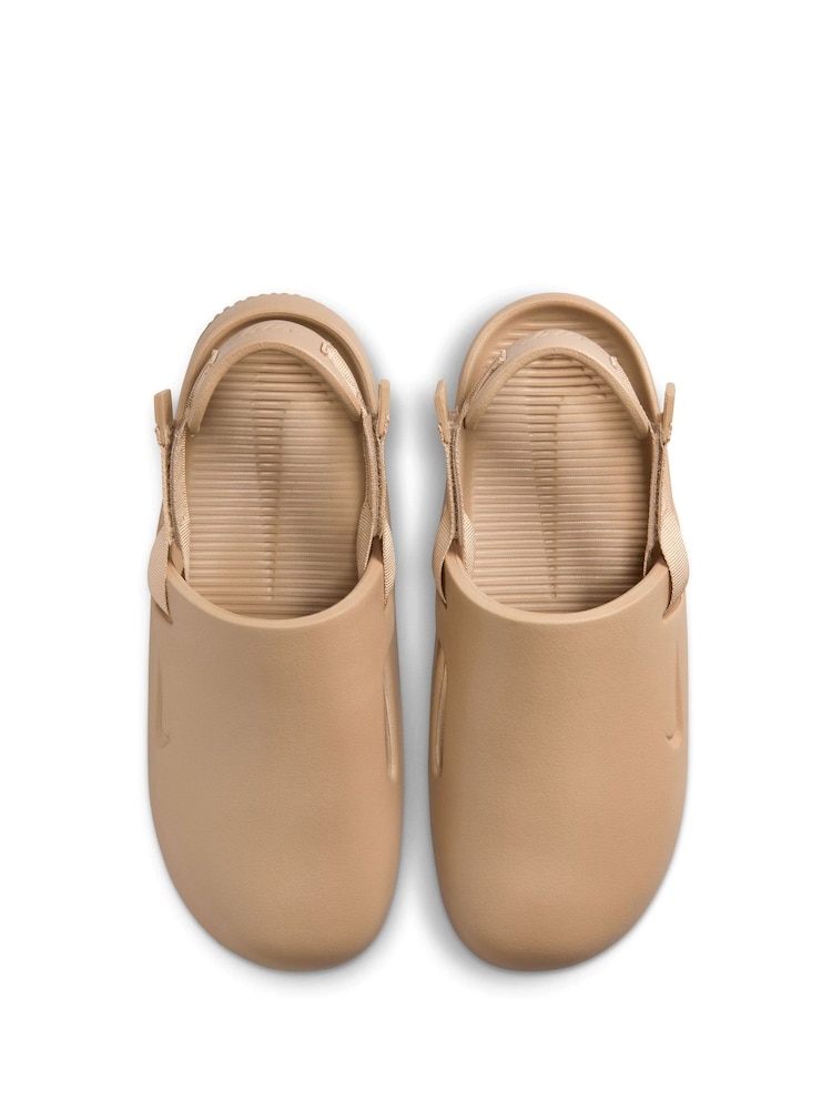 Nike Tan Brown Calm Mules Sliders - Image 10 of 10