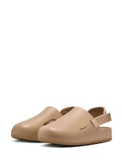 Nike Tan Brown Calm Mules Sliders - Image 2 of 10
