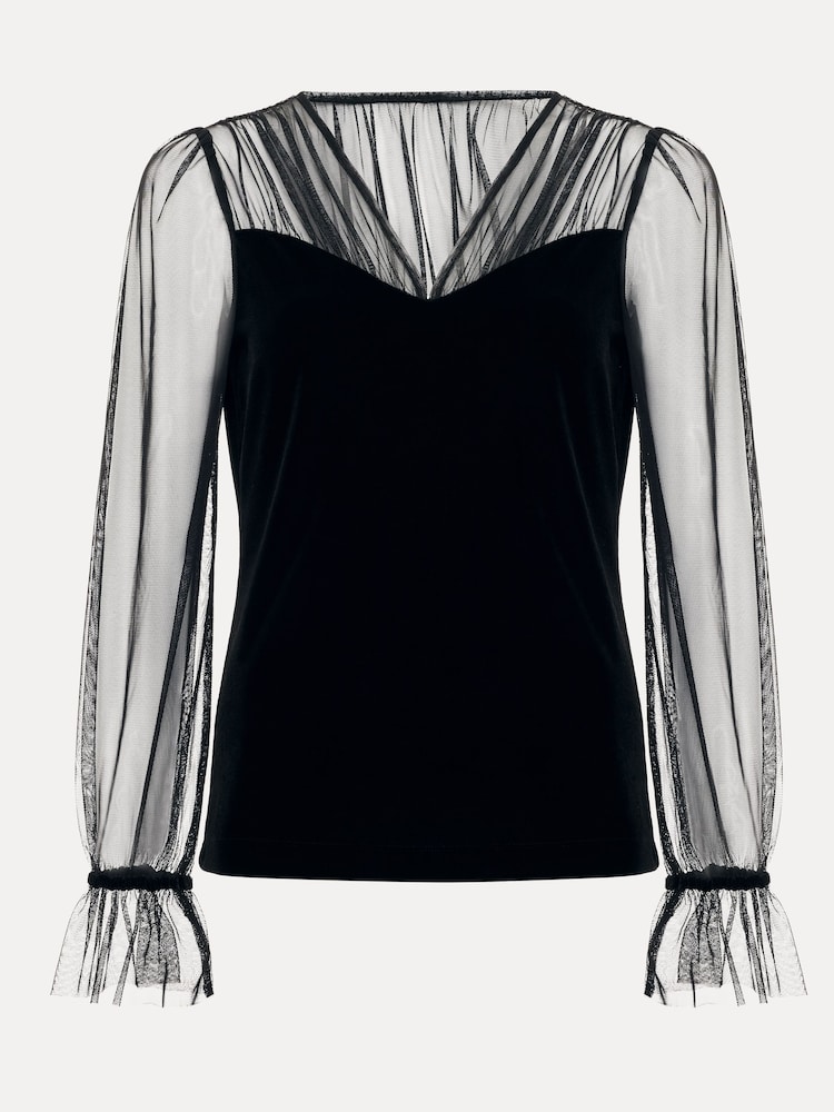 Phase Eight Black Cindy Top - Image 6 of 6
