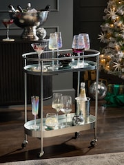 Set of 2 Iridescent Star Champagne Flutes - Image 1 of 5
