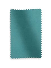 Teal Blue Soft Velvet Upholstery Swatch - Image 1 of 1