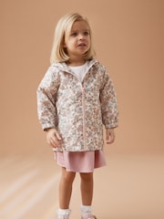 Pink Ditsy Shower Resistant Printed Cagoule (3mths-7yrs) - Image 1 of 10