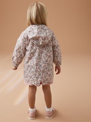 Pink Ditsy Shower Resistant Printed Cagoule (3mths-7yrs) - Image 3 of 10