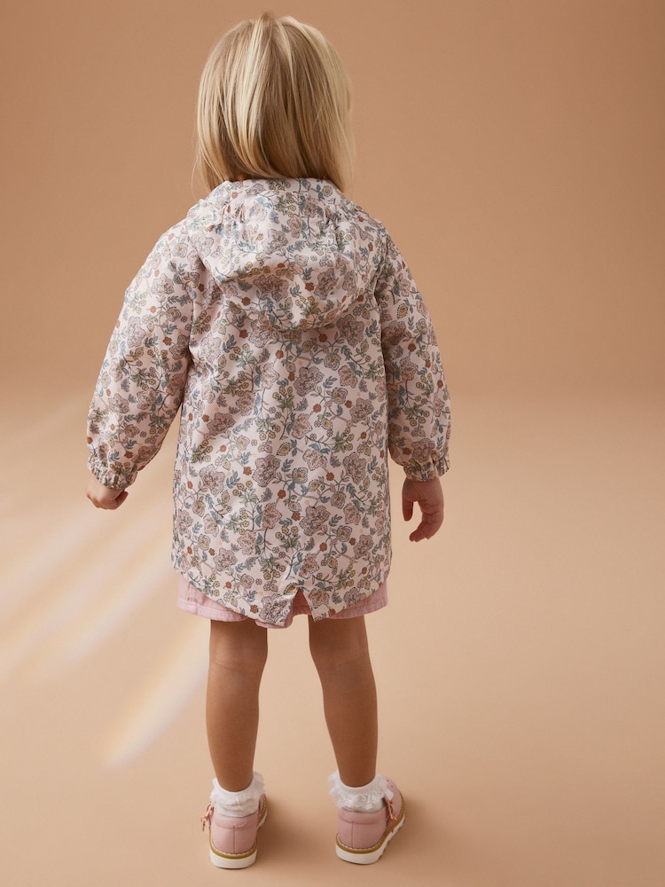 Ditsy rose - Résistant à la douche Imprimé Cagoule (3mths-7yrs) - Image 3 of 10