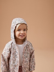 Pink Ditsy Shower Resistant Printed Cagoule (3mths-7yrs) - Image 4 of 10