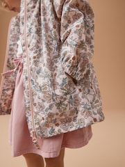 Pink Ditsy Shower Resistant Printed Cagoule (3mths-7yrs) - Image 5 of 10