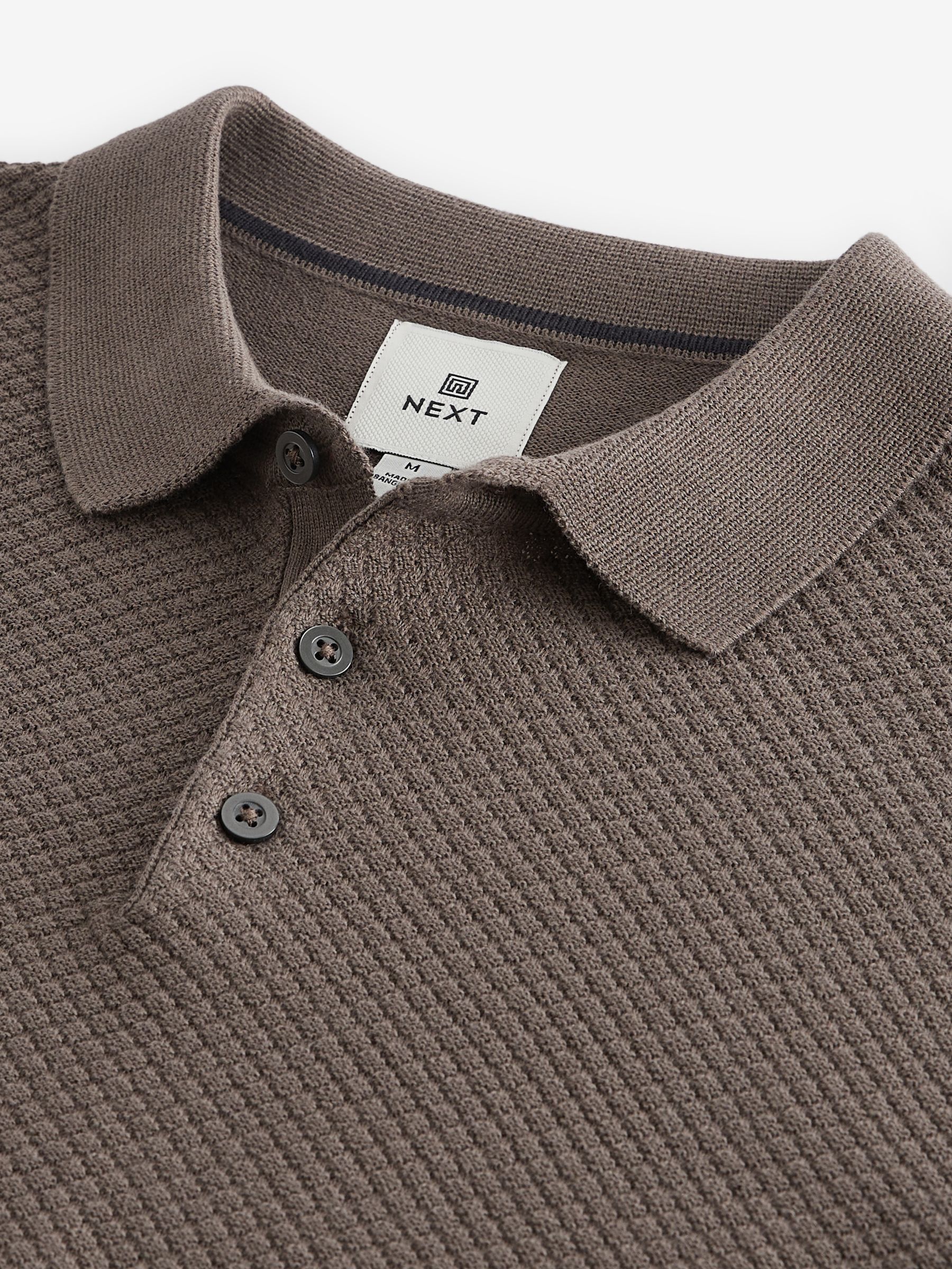 Next knitted polo deals