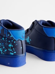 Navy High Top Touch Fastening Light Up Trainers - Image 4 of 7