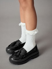 Black Chunky School Shoes - Image 1 of 10