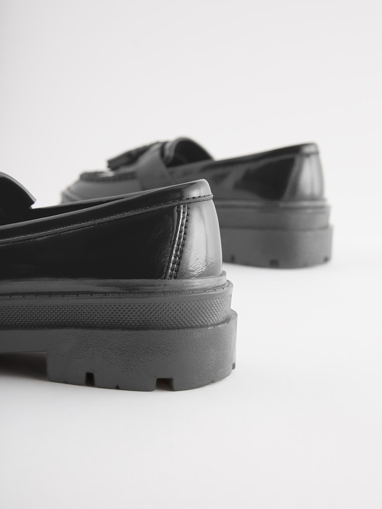Black Chunky School Shoes - Image 10 of 10